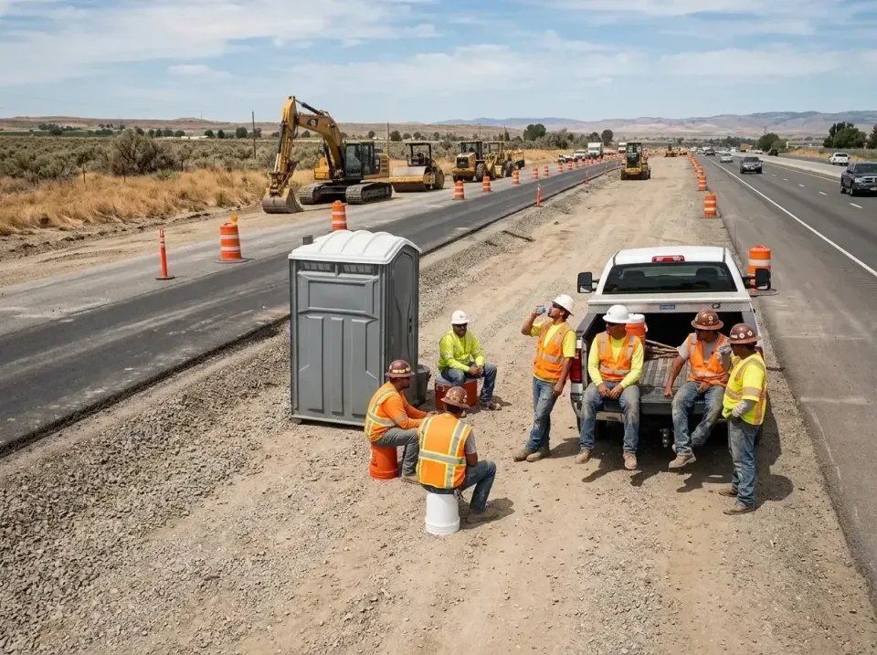 highway-road-construction-crew-007 — frequently asked questions, Porta Potty and Restroom Rentals in Greenville, RI